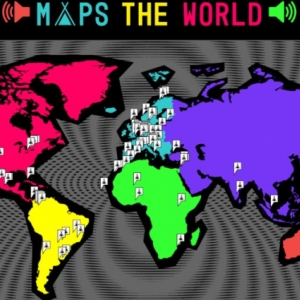 Pieza Gráfica Maps The World