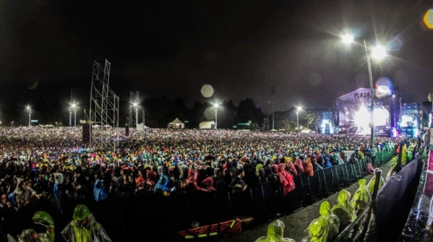 Fotografía de público Rock al Parque 2019