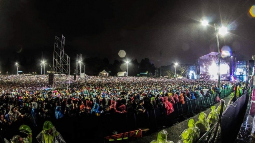 Fotografía de público Rock al Parque 2019 