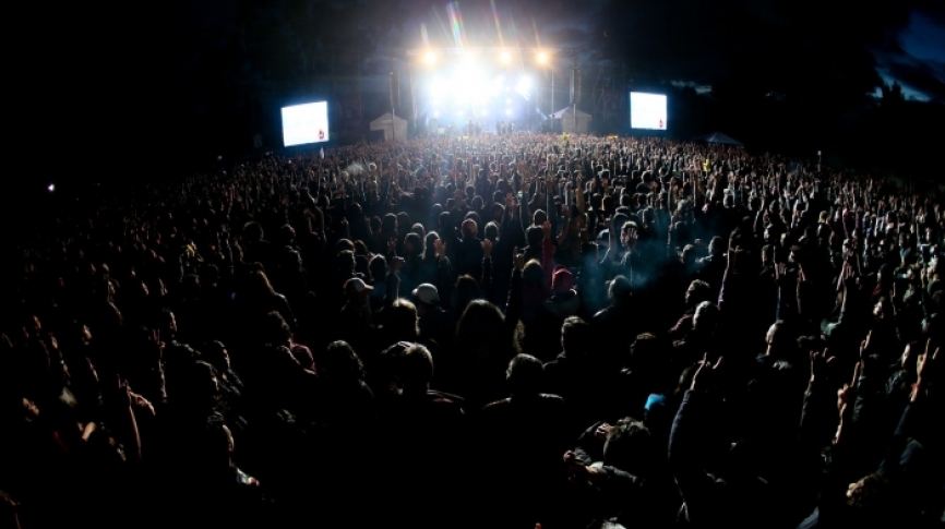 Fotografía de público más de 200 mil personas en Rock al Parque
