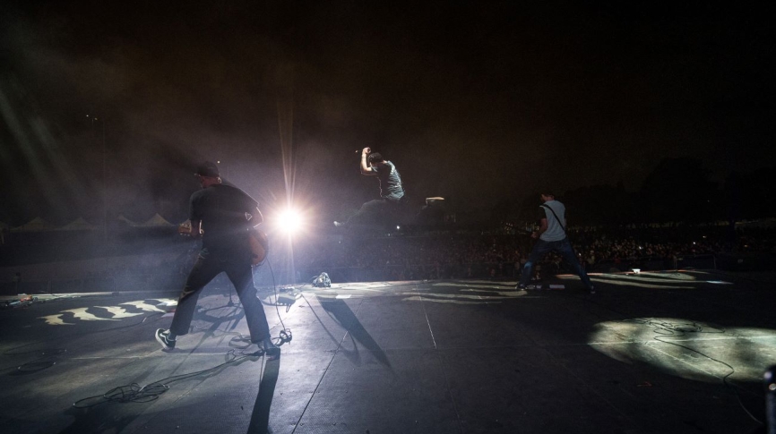 Artistas en escenario Rock al Parque